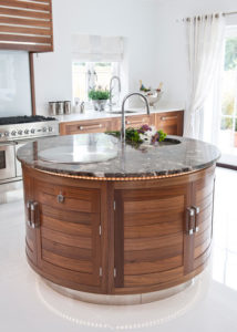 Walnut Kitchen island