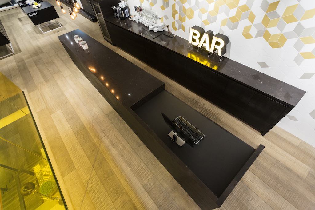 Bar/Reception Desk-Domus showroom, Fitzrovia