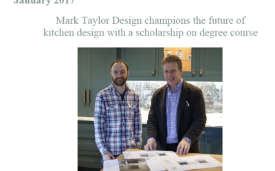 Mark Taylor Design champions the future of kitchen design with a scholarship on degree course