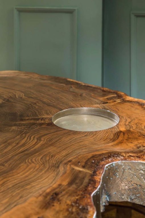 400 year old walnut coffee table