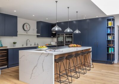 Bespoke kitchen with central island