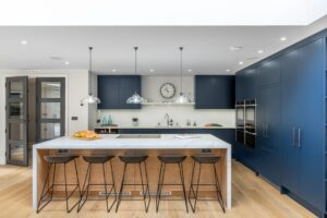 Bespoke kitchen with central island