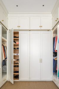 Bespoke wardrobes with ladder