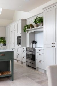 Bespoke Kitchen with floor to ceiling cupboards