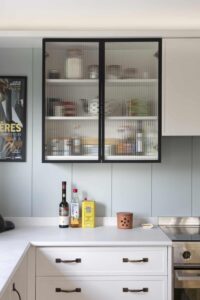 Reeded Glass Kitchen Doors